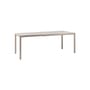 Tavolo con prolunga Tevere corian beige / 147-211 x 90 cm - NARDI
