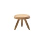 Hocker Berger holz natur / Charlotte Perriand, 1953-61 - Ø 33 x H 26,7 cm - CASSINA