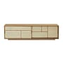 Buffet Air bois naturel / Meuble TV - Cannage rotin - L 180 x H 50 cm - Design House Stockholm