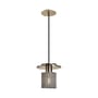 Sospensione In the sun Small oro argento metallo / Ø 19 cm - DCW éditions