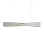 Sospensione Spin materiale plastico bianco / L 125 cm - Polietilene - Slide