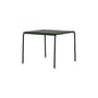 Table carrée Panorama métal vert / 90 x 90 cm - 2 places - TIPTOE