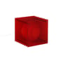Tischleuchte Lop Big Square plastikmaterial rot / Gewinner Archiproducts Design Award - BANG