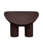 Roly Poly Armchair plastic material brown / Polyethylene - Driade