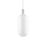 Amp Large Pendant glass stone white H 26 cm - Glass & marble - Normann Copenhagen