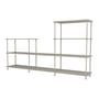 Montana Free 312000 Shelf wood grey / W 203.4 x D 38 x H 109.9 cm - MONTANA