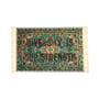 Tappeto Burnt - Diversity tessuto multicolore / 80 x 120 cm - Scritta ottenuta per combustione - Seletti