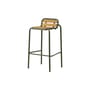 Vig Wood Bar stool natural wood / H 75 cm - Normann Copenhagen