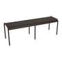 Luxembourg Bench metal brown 3/4-seater / L 145 cm - Aluminium - Fermob