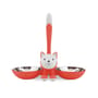 Gamelle Tigrito métal plastique orange / pour chat - Alessi