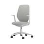 Sessel mit Rollen ACX Soft textil grau / Rückenlehne gepolstert mit Strickstoff - Vitra