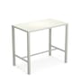 Table haute Nova métal blanc / 120 x 70 cm x H 105 cm - Emu