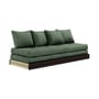 Divano convertibile Chico tessuto verde / Modulare - L 200 cm - KARUP DESIGN