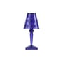 Lampe extérieur sans fil rechargeable Battery LED plastique bleu / H 22 cm - USB - Kartell