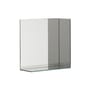 Miroir mural Narciso Small / Etagère - 35 x 35 x P 22,5 cm - Mogg