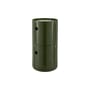 Componibili New Big HIGH Storage plastic material green / 2 drawers - Ø 42 x H 76.5 cm - Kartell