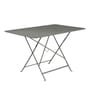 Table pliante Bistro métal vert / 117 x 77 cm - 6 personnes - Trou parasol - Fermob