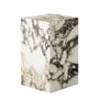 Beistelltisch Plinth Tall stein beige / Marmor - 30 x 30 x H 51 cm - Audo Copenhagen