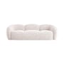 Sofa Dulcia textil beige / 3-Sitzer – L 231 cm - NV GALLERY