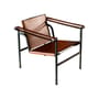 Poltrona  pelle marrone à dossier basculant - LC1 / 1928, Le Corbusier, P.Jeanneret, C. Perriand - CASSINA