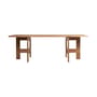 Farmhouse Plank Rectangular table natural wood / 80 x 220 cm - 6 persons - Frama 