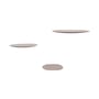 Regal Isola keramik braun / 3er-Set - Moustache