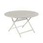 Table pliante Caractère métal gris / Ø 128 cm / 7 personnes - Fermob