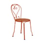 Chaise empilable 1900 métal orange - Fermob
