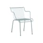 Fauteuil de repas empilable South métal bleu / Konstantin Grcic, 2023 - Magis