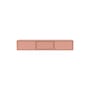 Mobile TV sospeso Octave V legno rosa / L 138 x P 30 x H 24 cm - MONTANA