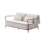 Gartensofa 2-Sitzer Salo textil orange / L 160 cm - Unopiu