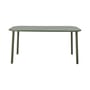 Table rectangulaire Calana métal vert / 160 x 90 cm - Bloomingville