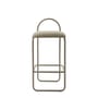 Tabouret de bar rembourré Angui Small / H 65 cm - Tissu polyester recyclé - AYTM
