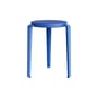 Tabouret empilable Lou Chroma bois bleu / Bois éco-certifié - TIPTOE