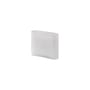 Vase Ridge verre blanc / L 20 x H 16,5 cm - Muuto