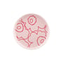 Assiette à mignardises Piirto Unikko céramique rose / Ø 13,5 cm - Marimekko