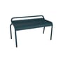 Banc empilable Luxembourg métal bleu / Compact - 2 places / L 90 cm - Fermob