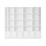 Bibliothèque Stacked bois blanc / Configuration 1 - L 262 x H 228 cm - Muuto