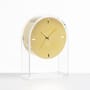 Horloge à poser L'Air du temps plastique or transparent / H 30 cm -  Eugeni Quitllet, 2017 - Kartell