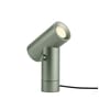 Lampe de table Beam métal vert / Double source lumineuse - Base rotative - H 26 cm - Muuto