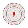 Piatto Il frutto della passione - Heart ceramica blu / Ø 26,5 cm - Bitossi Home