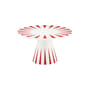 Plat à gâteau Delight céramique rouge / Décoré à la main - Ø 22 cm - Alessi