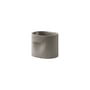 Pot de fleurs Ridge céramique marron / L 18,5 x P 14,5 x H 15,2 cm - Muuto