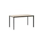 Table rectangulaire Drip HW58 bois naturel / 140 x 80 cm - Contreplaqué - &tradition