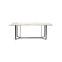 Table rectangulaire Horizon céramique blanc / 190 x 90 cm - 8 personnes - RED Edition