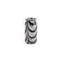 Vaso Splash Roll Neck XS vetro marrone / Ø 9,5 x H 19 cm - Fatto a mano - Hay