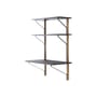 Kaari Wall desk wood black / W 100 x H 142 x D 55/35 cm - Bouroullec, 2015 - ARTEK