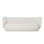 Canapé droit Rico / 3 places - L 210 cm - Tissu bouclé - Ferm Living