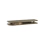 Console murale Valet bois naturel / Tiroir rond / L 92 x prof. 35 cm - Northern 