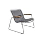 Fauteuil bas Click Roomy Lounge plastique gris - Houe